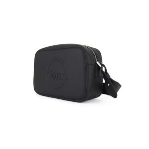 Fenn Crossbody – Black – Silver Zip