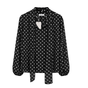 Zola - Polkadot Shirt - Black