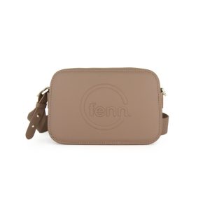 Fenn Crossbody – Cappuccino – Gold Zip