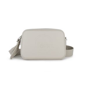 Fenn Crossbody – Mushroom/ Grey – Silver Zip