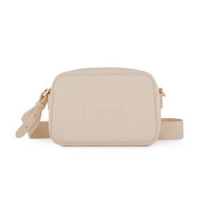Fenn Crossbody – Nude – Gold Zip