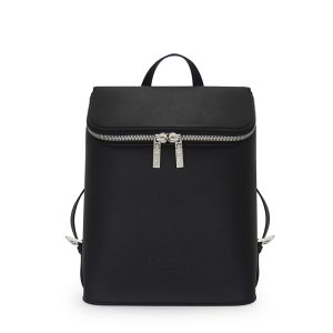 Fenn Backpack – Black - Silver Zip